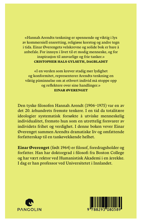 Hannah Arendt - tenkning, terror og det totalitære